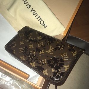 Louis Vuitton floral monogram purse